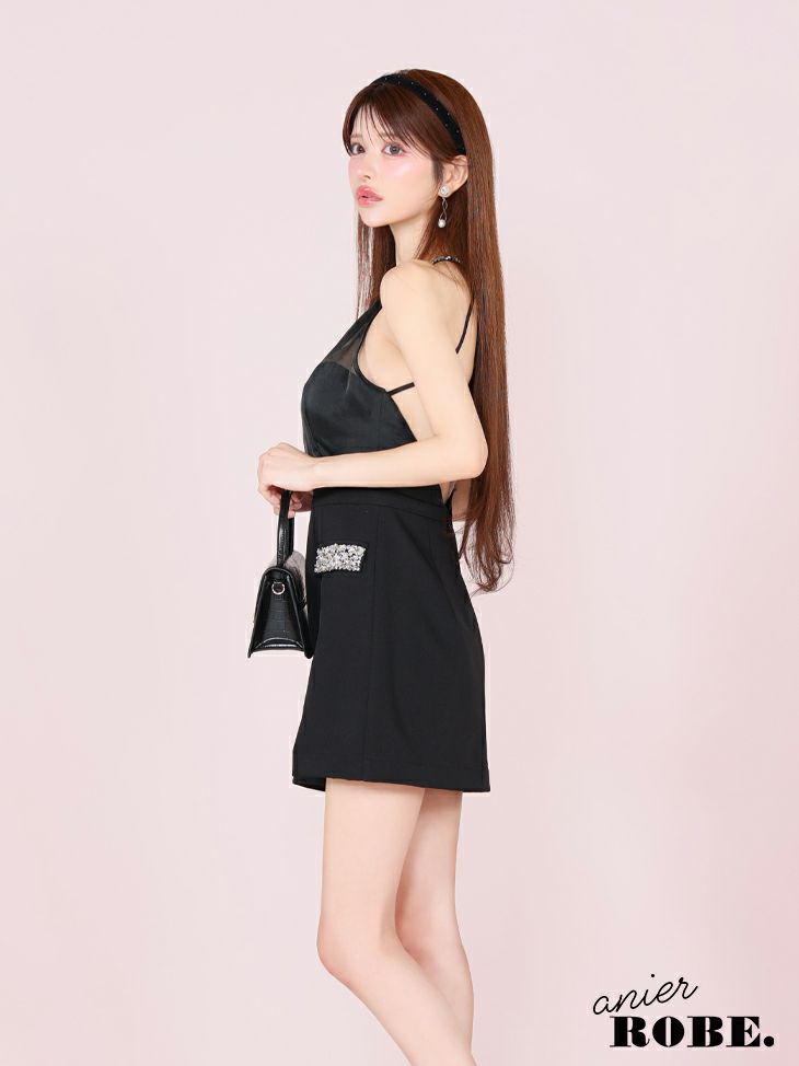 ROBE de FLEURS anier.ROBE ローブドフルール アニエルローブ Satin