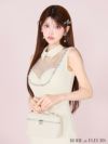 ROBE de FLEURS ローブドフルール ジューシアーチュールタイトミニキャバドレス fm3447