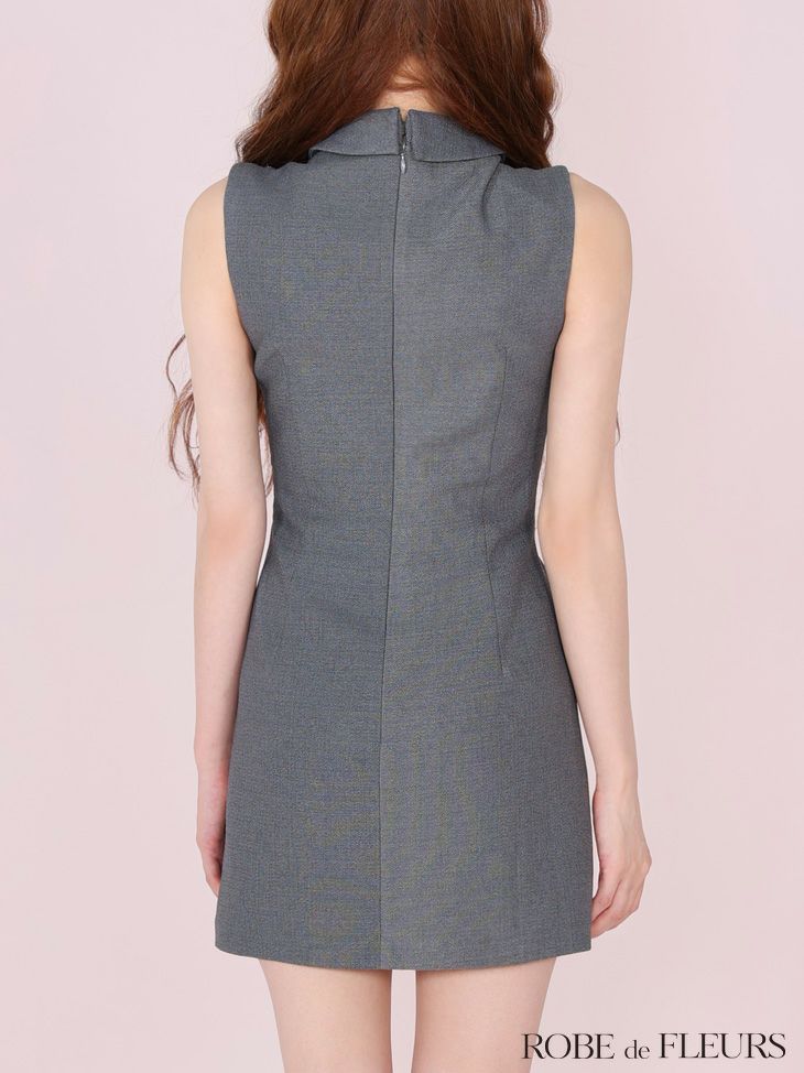 ROBE de FLEURS ローブドフルール ジューシアーチュールタイトミニキャバドレス fm3447