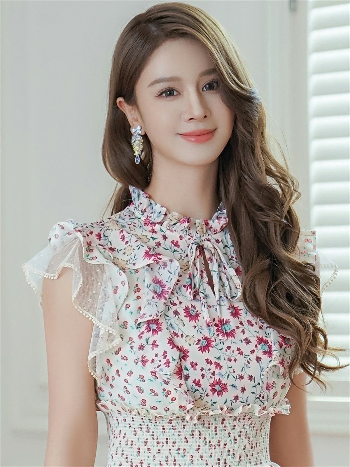 ERUKEI エルケイ ティアード・フリル・プチハイネック・ミディアムドレス・ワンピース ek-s31208