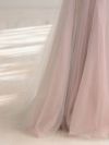 【2点セット】vanityME.couture. バニティミークチュール クリスタルビジュー フラワーモチーフ ショール付き ピンクグラデーション ラメチュール プリンセス 姫 ロングドレス バースデードレス スモーキーブルー vctr-l-a0850