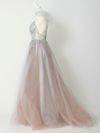 【2点セット】vanityME.couture. バニティミークチュール クリスタルビジュー フラワーモチーフ ショール付き ピンクグラデーション ラメチュール プリンセス 姫 ロングドレス バースデードレス スモーキーブルー vctr-l-a0850