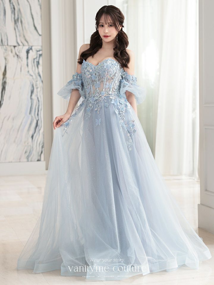 vanityME.couture. バニティミークチュール パフスリーブ フラワー  