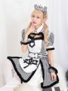 【8点セット】Malymoon マリームーン シルエットハート千鳥メイド ml10240