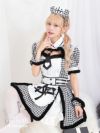 【8点セット】Malymoon マリームーン シルエットハート千鳥メイド ml10240