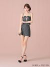 ROBE de FLEURS ローブドフルール ビジューリボンセットアップタイトミニキャバドレス fm3456-c