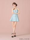 ROBE de FLEURS ローブドフルール ラメツイルベルトプリーツミニキャバドレス fm4104