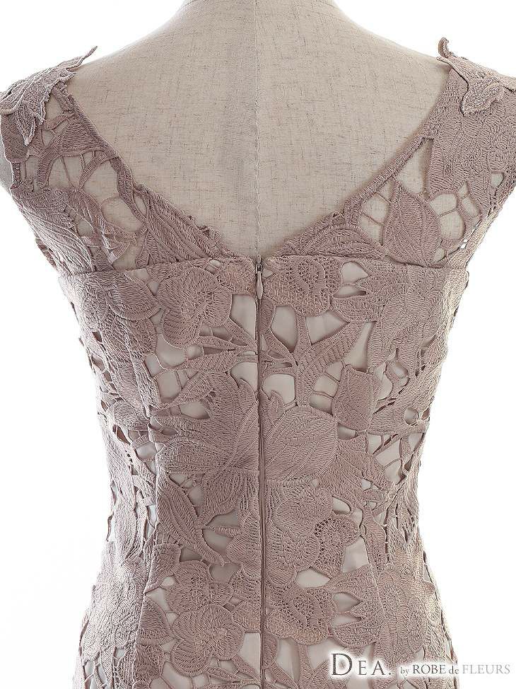 【ROBE de FLEURS SALE】DEA. ディア バイ ローブドフルール ケミカルレースノースリーブタイトドレス de2612-s25
