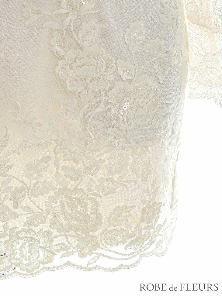 【ROBE de FLEURS SALE】 ROBE de FLEURS ローブドフルール　バスト下カット×レーススリーブミニキャバドレス fm2634-s25