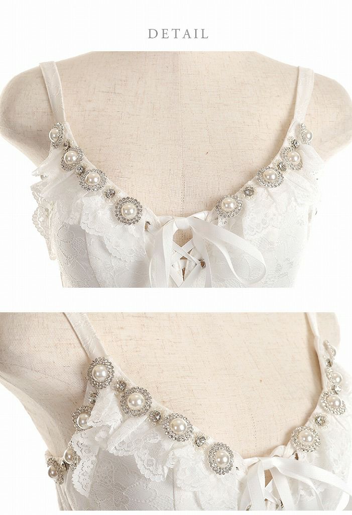 【ROBE de FLEURS SALE】 ROBE de FLEURS ローブドフルール 編み上げリボン×片サイドチュール切替タイトミニキャバドレス fm2267-s25