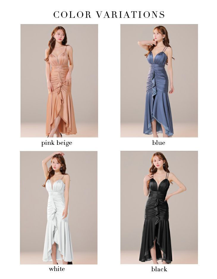 Glossy ローブドフルールグロッシー サテンフレアキャミロングキャバドレス gl3924-cGlossy ローブドフルールグロッシー サテンフレアキャミロングキャバドレス gl3924-c