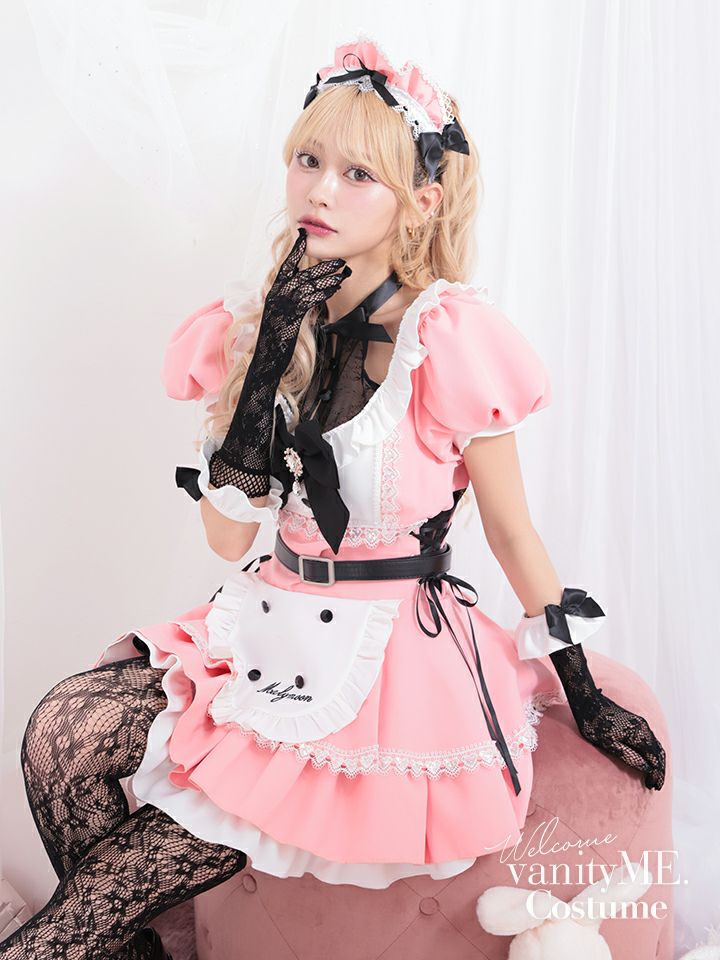 【8点セット】Malymoon マリームーン トゥインクルドールメイド [コーラルピンク] ml10223-3