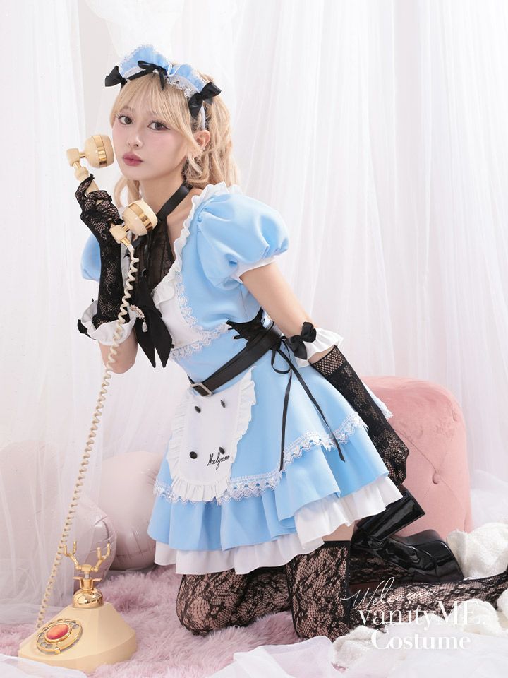 【8点セット】Malymoon マリームーン トゥインクルドールメイド [ライトブルー] ml10223-4