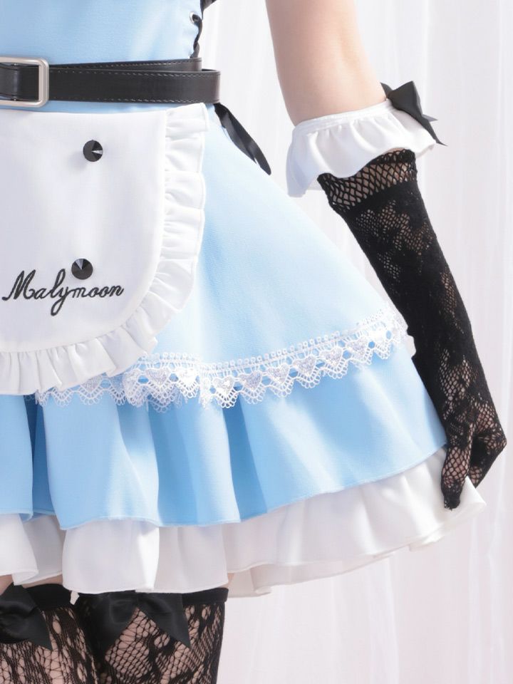 【8点セット】Malymoon マリームーン トゥインクルドールメイド [ライトブルー] ml10223-4