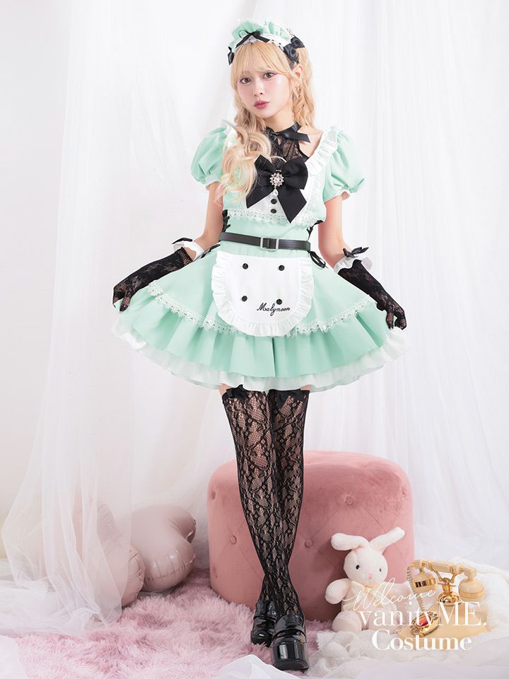 【8点セット】Malymoon マリームーン トゥインクルドールメイド [グリーン] ml10223-5