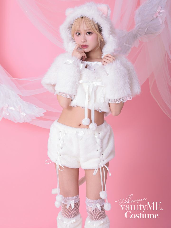 【7点セット】Malymoon マリームーン ふわふわメレンゲリボンキャットサンタ [ゆりなちゃん着用] ml10032-yu