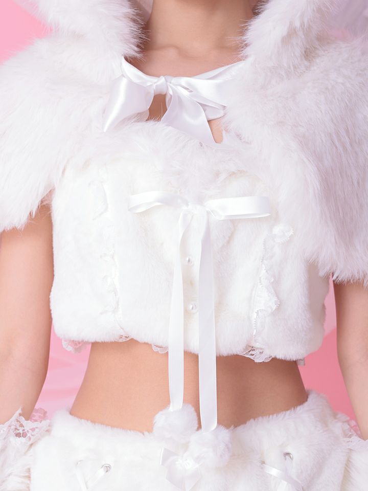 【7点セット】Malymoon マリームーン ふわふわメレンゲリボンキャットサンタ [ゆりなちゃん着用] ml10032-yu