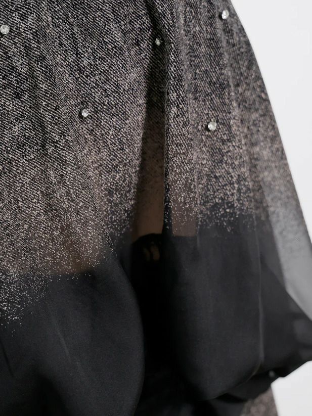 AngelR エンジェルアール デニム風グラデーションホルターネックシャンブレーダンガリービジューセパレートマイクロミニドレス ar25323-ks