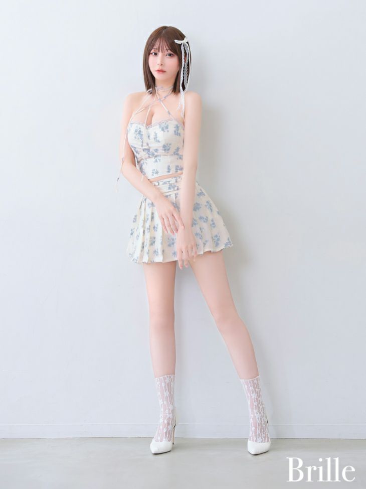 Brille プリエ fleur de brille setup dress フルールプリエセットアップミニドレス brille3788