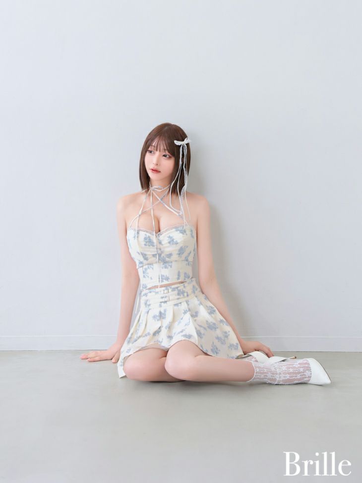 Brille プリエ fleur de brille setup dress フルールプリエセットアップミニドレス brille3788