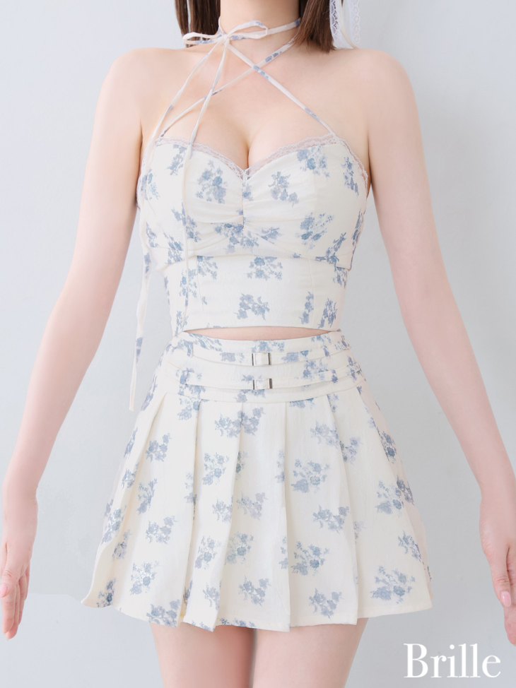 Brille プリエ fleur de brille setup dress フルールプリエセットアップミニドレス brille3788