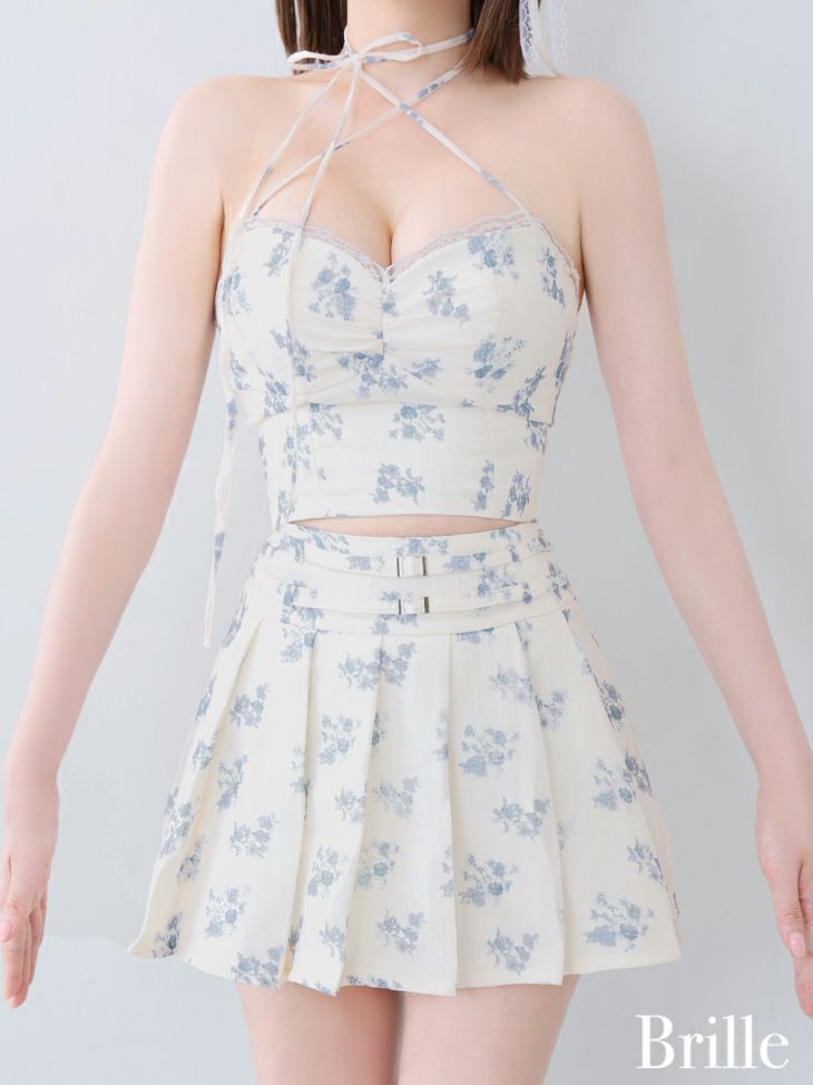 Brille プリエ fleur de brille setup dress フルールプリエセットアップミニドレス brille3788