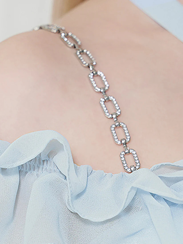 AngelR エンジェルアール オフショルダーフリルバストリボンスパンコールタイトミニドレス ブラック ar25224-ks