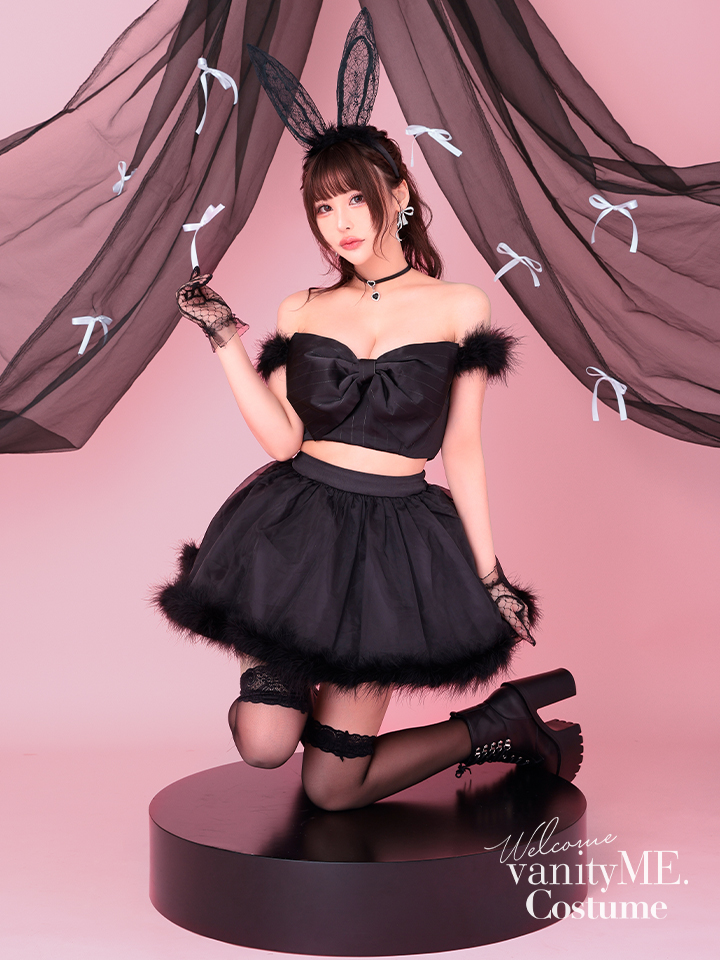 【3点セット】J CORE Bunny ブラック [チロルちゃん着用] vcsbn-240573-1-ch