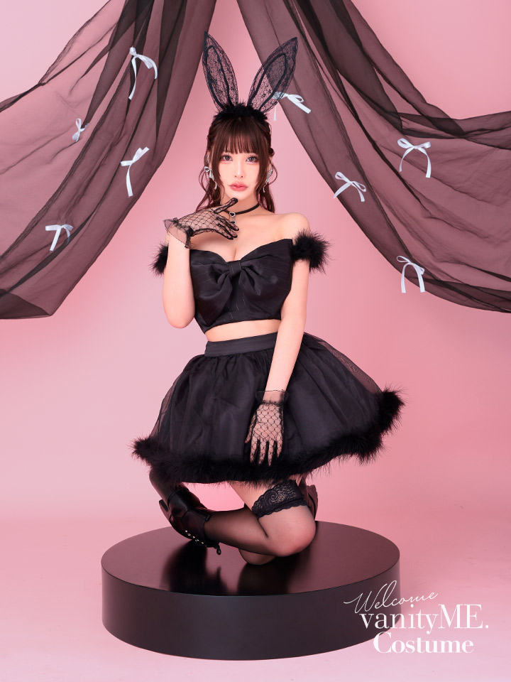 【3点セット】J CORE Bunny ブラック [チロルちゃん着用] vcsbn-240573-1-ch