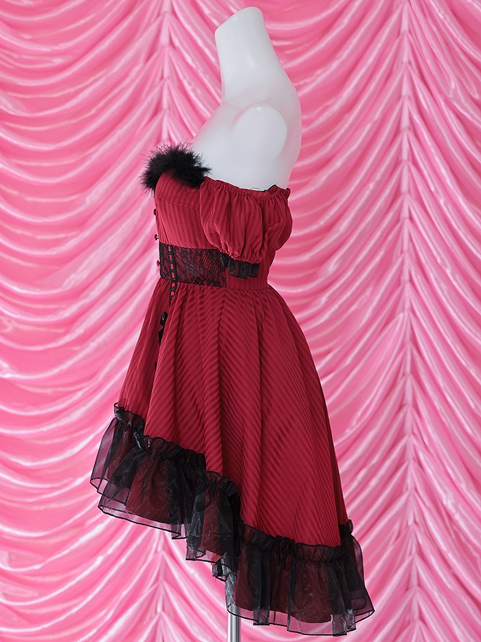 【2点セット】Gothic Bride Bunny. ゴシックブライドバニー #LadyRed レッド [チロルちゃん着用] vcsbn-240320-3c-ch