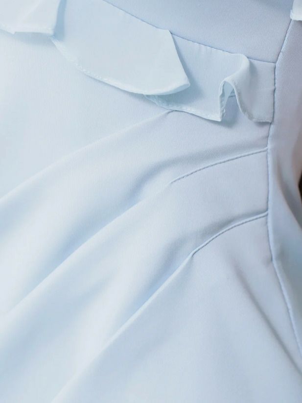 AngelR エンジェルアール バストフリルビジューウエストタックアシンメトリータイトミニドレス ホワイト ar25326