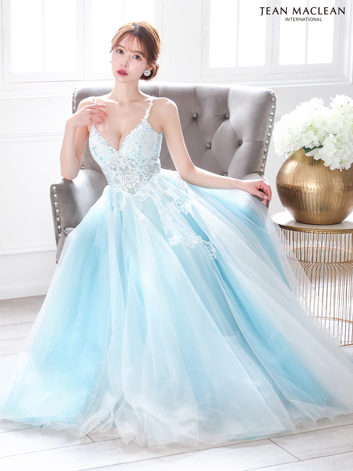 JEAN MACLEAN ジャンマクレーン ミルキーベース/パステルカラー/刺繍/姫/ロングドレス ja51883