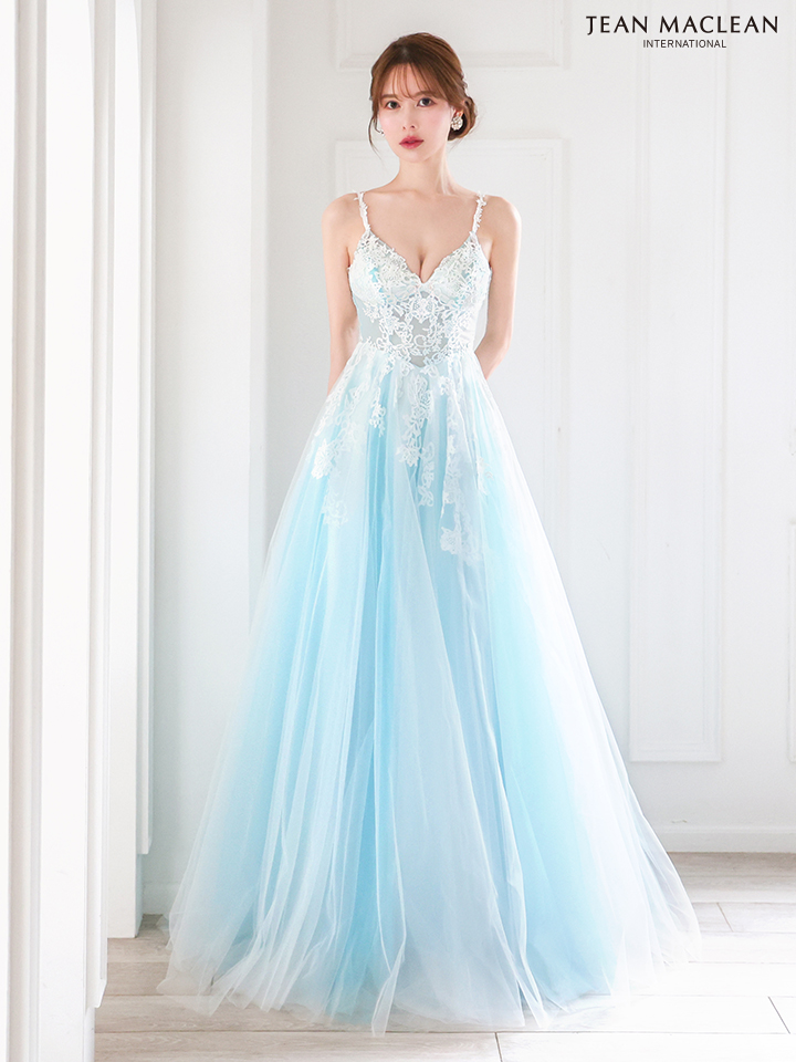 JEAN MACLEAN ジャンマクレーン ミルキーベース/パステルカラー/刺繍/姫/ロングドレス ja51883