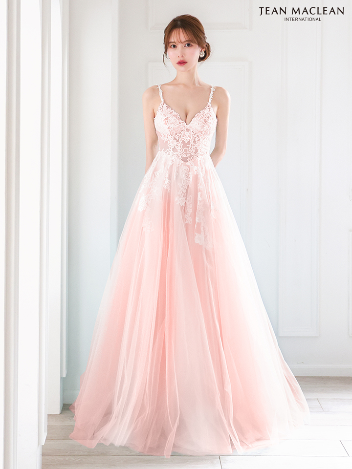 JEAN MACLEAN ジャンマクレーン ミルキーベース/パステルカラー/刺繍/姫/ロングドレス ja51883