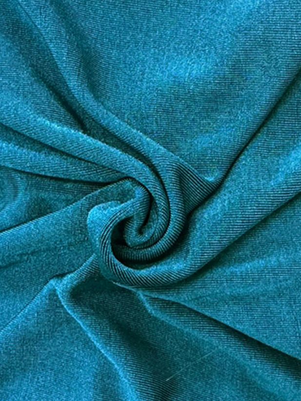 Veautt ヴュート ドレープチェーンリングバストカットウエストマークサイドファスナータイトミディアムドレス vt022515-ks