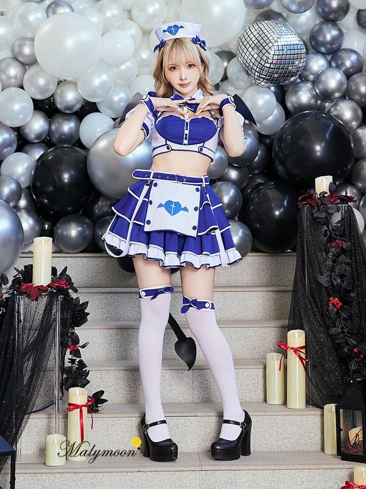 【12点セット】Malymoon マリームーン スイートトラップサキュバスナース  [レッド/ブルー] ml10263