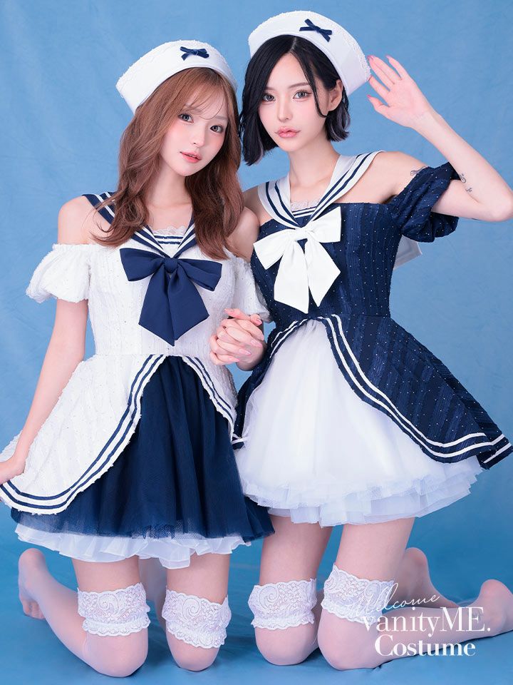【2点セット】Marine Etoile Sailor マリンエトワールセーラー[ネイビー] vcsot-250235-1a