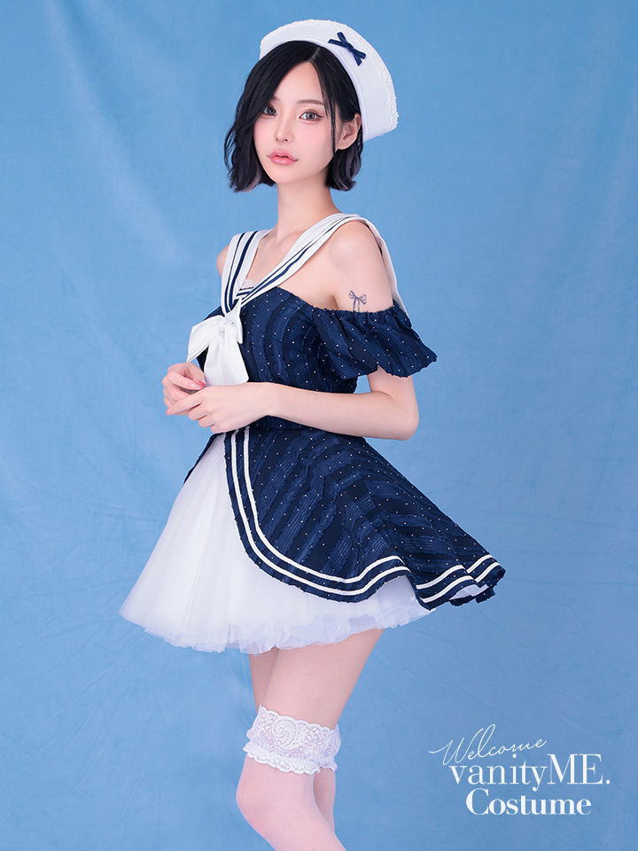 【2点セット】Marine Etoile Sailor マリンエトワールセーラー[ネイビー] vcsot-250235-1a