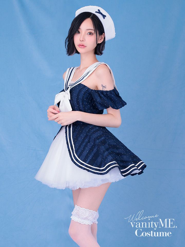 【2点セット】Marine Etoile Sailor マリンエトワールセーラー[ネイビー] vcsot-250235-1a