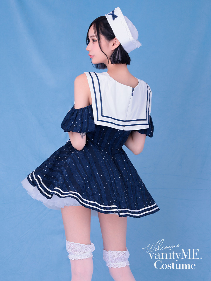 【2点セット】Marine Etoile Sailor マリンエトワールセーラー[ネイビー] vcsot-250235-1a