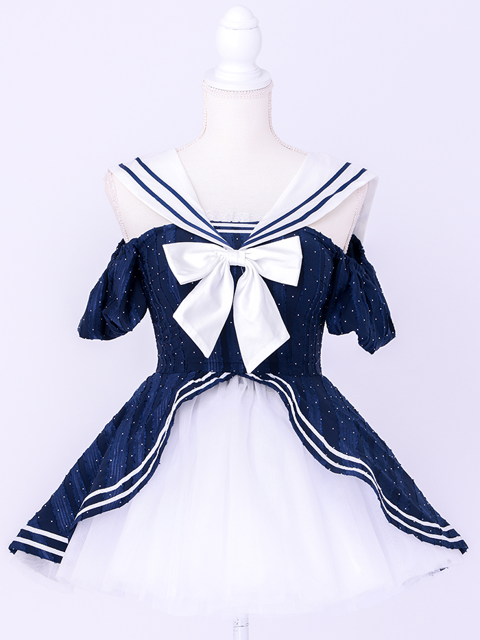 【2点セット】Marine Etoile Sailor マリンエトワールセーラー[ネイビー] vcsot-250235-1a