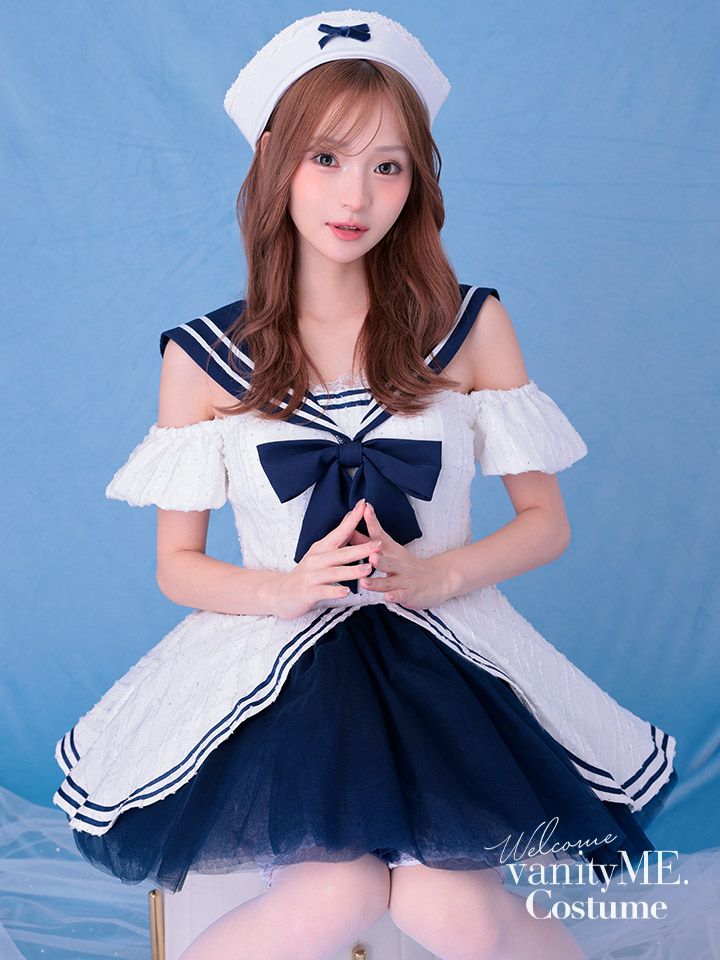 【2点セット】Marine Etoile Sailor マリンエトワールセーラー[ホワイト] vcsot-250235-2a