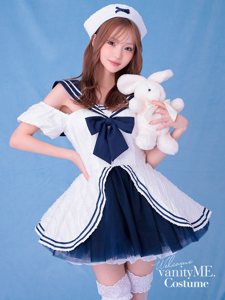 【2点セット】Marine Etoile Sailor マリンエトワールセーラー[ホワイト] vcsot-250235-2a