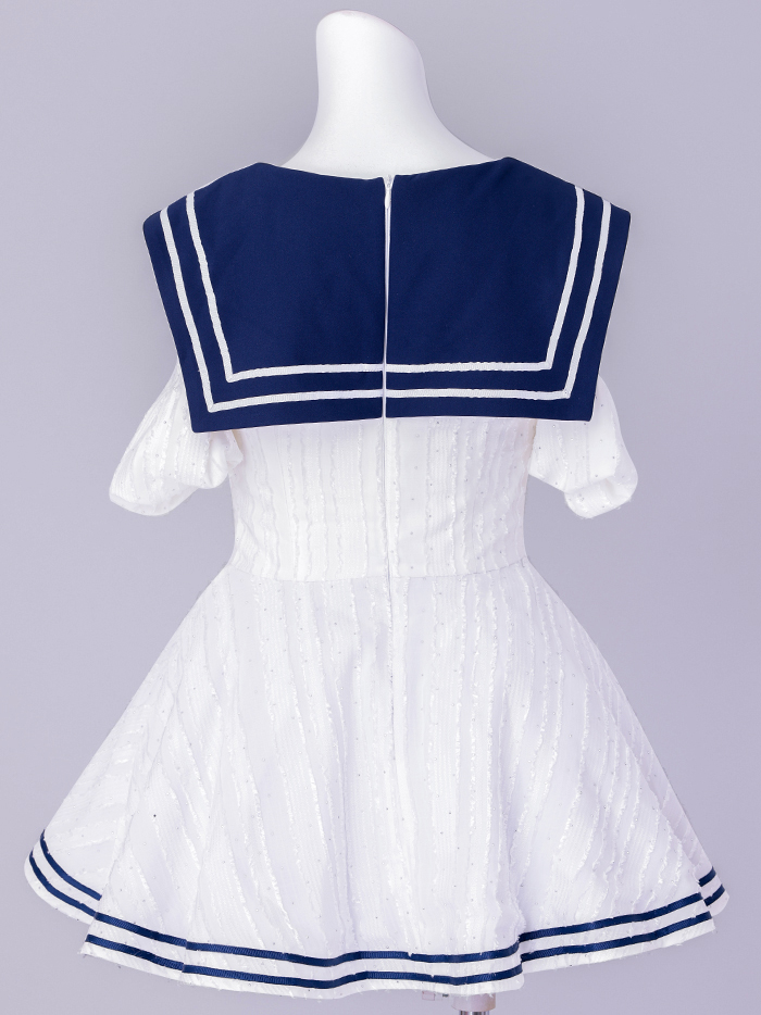 【2点セット】Marine Etoile Sailor マリンエトワールセーラー[ホワイト] vcsot-250235-2a