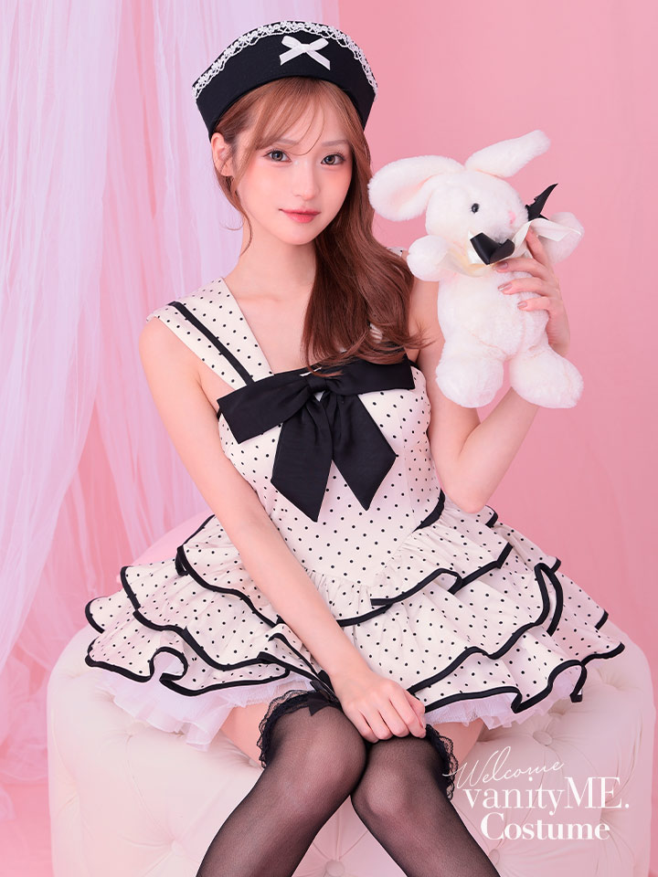 【2点セット】Dot Sweet Marine ドットスイートマリン [ホワイト] vcsot-250233-2a