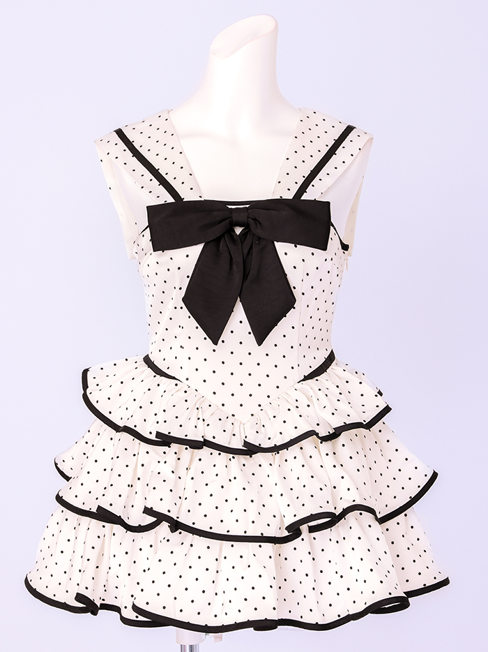 【2点セット】Dot Sweet Marine ドットスイートマリン [ホワイト] vcsot-250233-2a