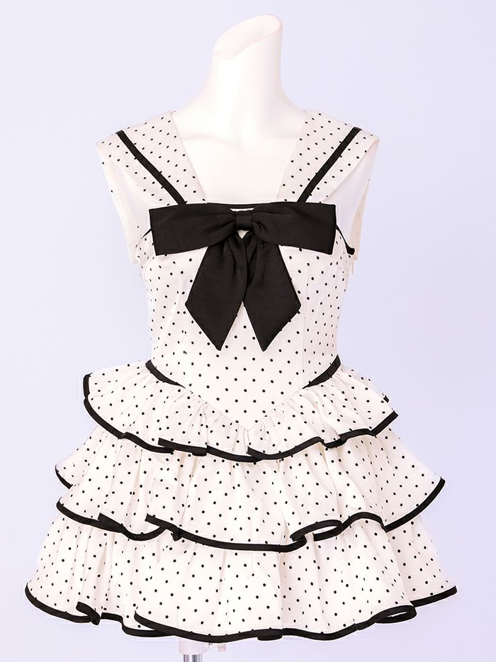 【2点セット】Dot Sweet Marine ドットスイートマリン [ホワイト] vcsot-250233-2a