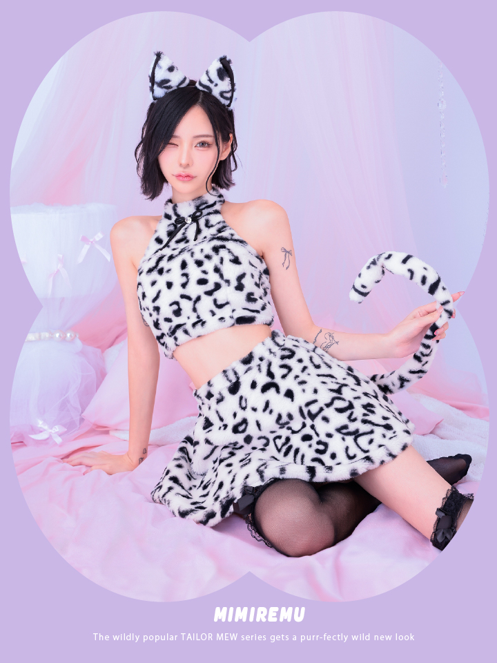 【3点セット】TAILOR mew テイラー ミュー ヒョウ柄 [ブラック] vcsot-230536-7