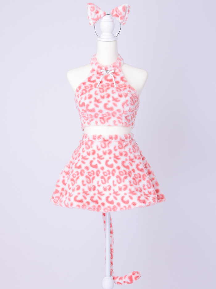 【3点セット】TAILOR mew テイラー ミュー ヒョウ柄 [ピンク] vcsot-230536-8