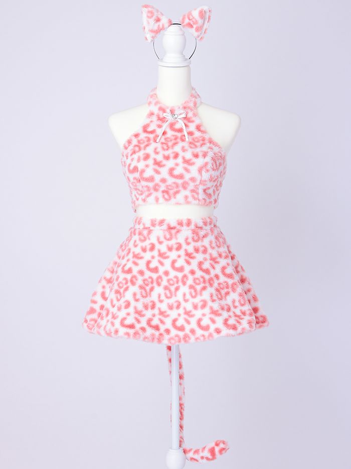 【3点セット】TAILOR mew テイラー ミュー ヒョウ柄 [ピンク] vcsot-230536-8